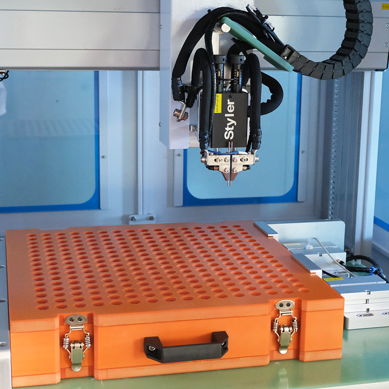XY axis single-sided spot welding machine